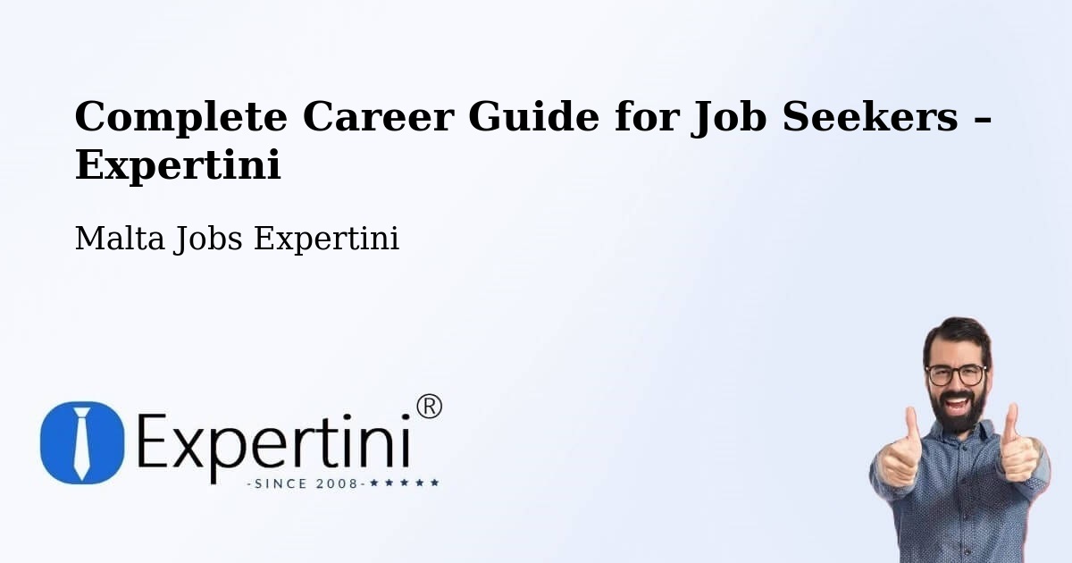 Career Guide for Job Seekers – Imsida - Imsida, Malta Jobs Expertini